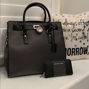 Black Michael Kors Studded Purse